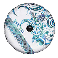 Kahui Whetu Paua shell Kowhaiwhai Taniko Personalised Spare Tire Cover Turtle Tattoo Maori Tribal Style LT9 - Polynesian Pride