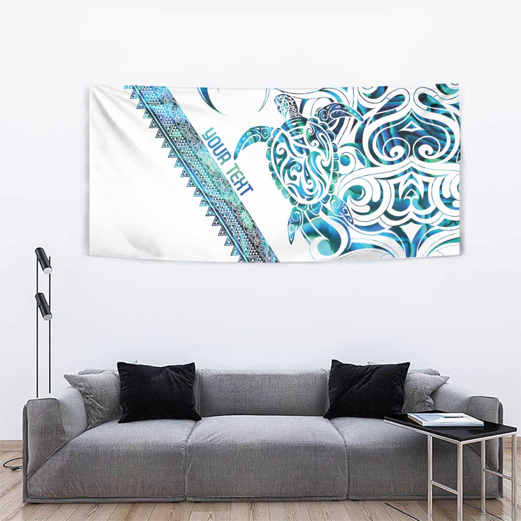 Kahui Whetu Paua shell Kowhaiwhai Taniko Personalised Tapestry Turtle Tattoo Maori Tribal Style