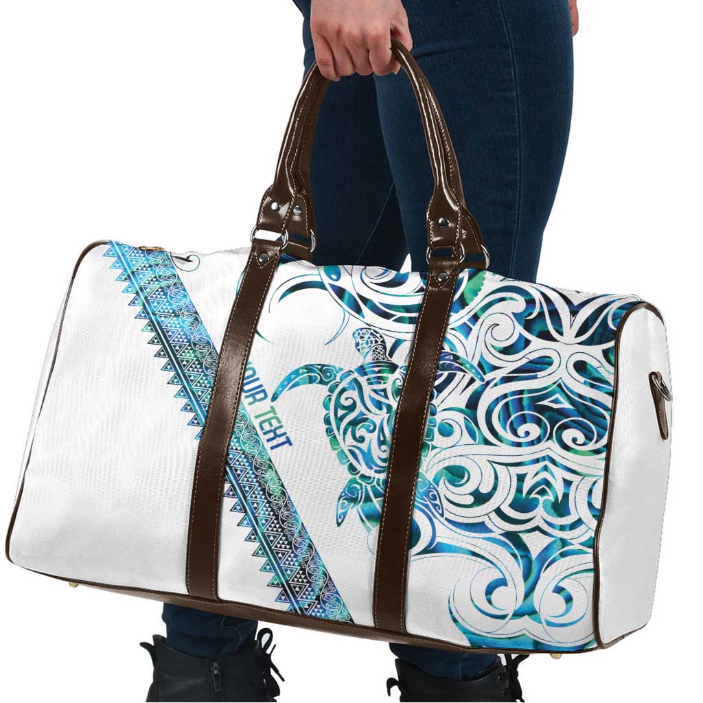 Kahui Whetu Paua shell Kowhaiwhai Taniko Personalised Travel Bag Turtle Tattoo Maori Tribal Style LT9 - Polynesian Pride