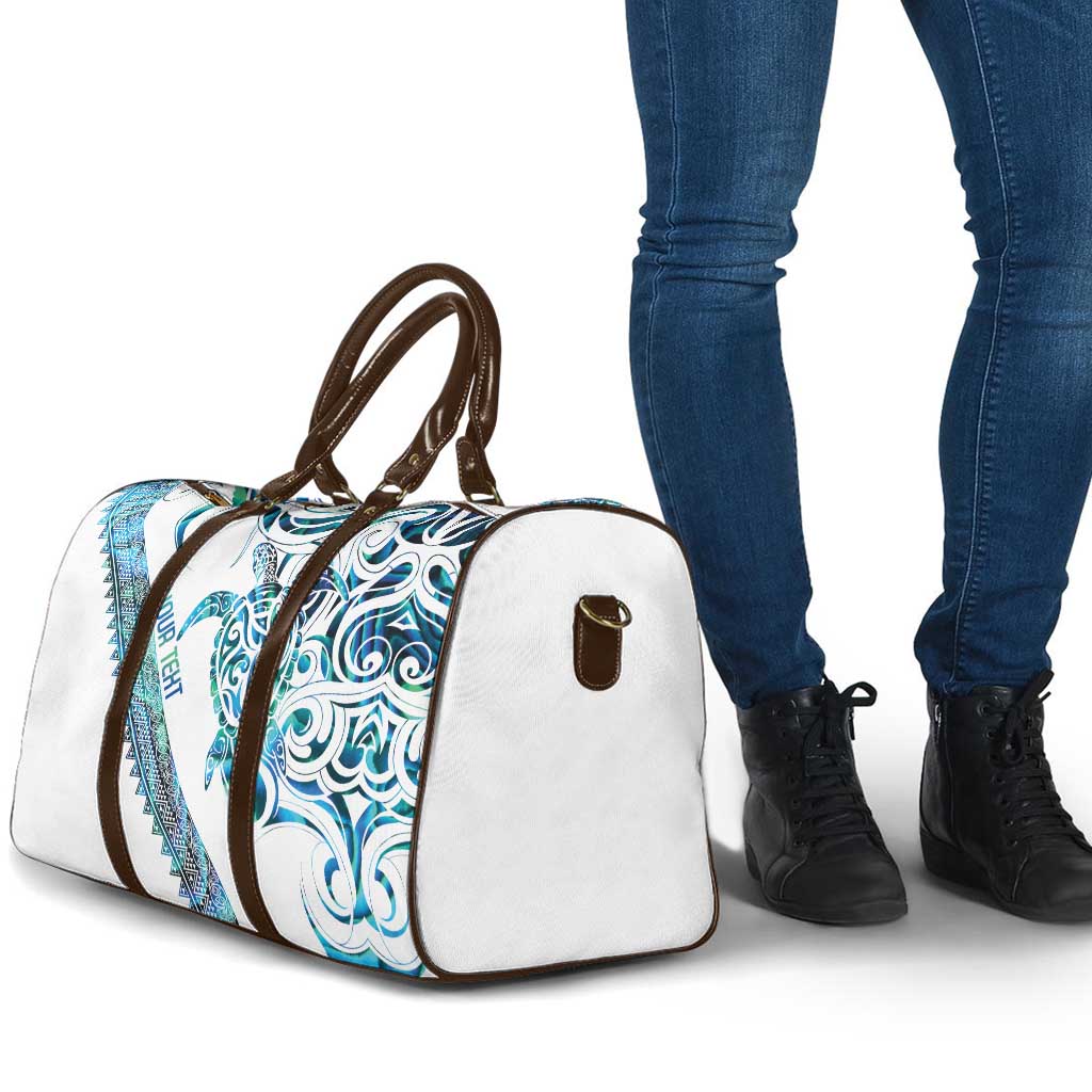 Kahui Whetu Paua shell Kowhaiwhai Taniko Personalised Travel Bag Turtle Tattoo Maori Tribal Style LT9 - Polynesian Pride