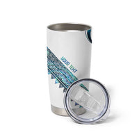 Kahui Whetu Paua shell Kowhaiwhai Taniko Personalised Tumbler Cup Turtle Tattoo Maori Tribal Style LT9 - Polynesian Pride