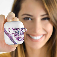 Mawhero Paua shell Kowhaiwhai Taniko Personalised AirPods Case Turtle Tattoo Maori Tribal Style LT9 - Polynesian Pride
