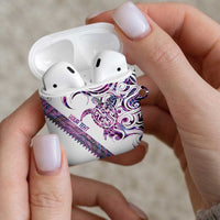 Mawhero Paua shell Kowhaiwhai Taniko Personalised AirPods Case Turtle Tattoo Maori Tribal Style LT9 - Polynesian Pride