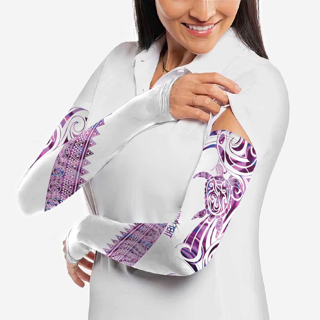 Mawhero Paua shell Kowhaiwhai Taniko Personalised Arm Sleeves Turtle Tattoo Maori Tribal Style LT9 - Polynesian Pride