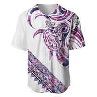 Mawhero Paua shell Kowhaiwhai Taniko Personalised Baseball Jersey Turtle Tattoo Maori Tribal Style