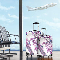 Mawhero Paua shell Kowhaiwhai Taniko Personalised Luggage Cover Turtle Tattoo Maori Tribal Style LT9 - Polynesian Pride