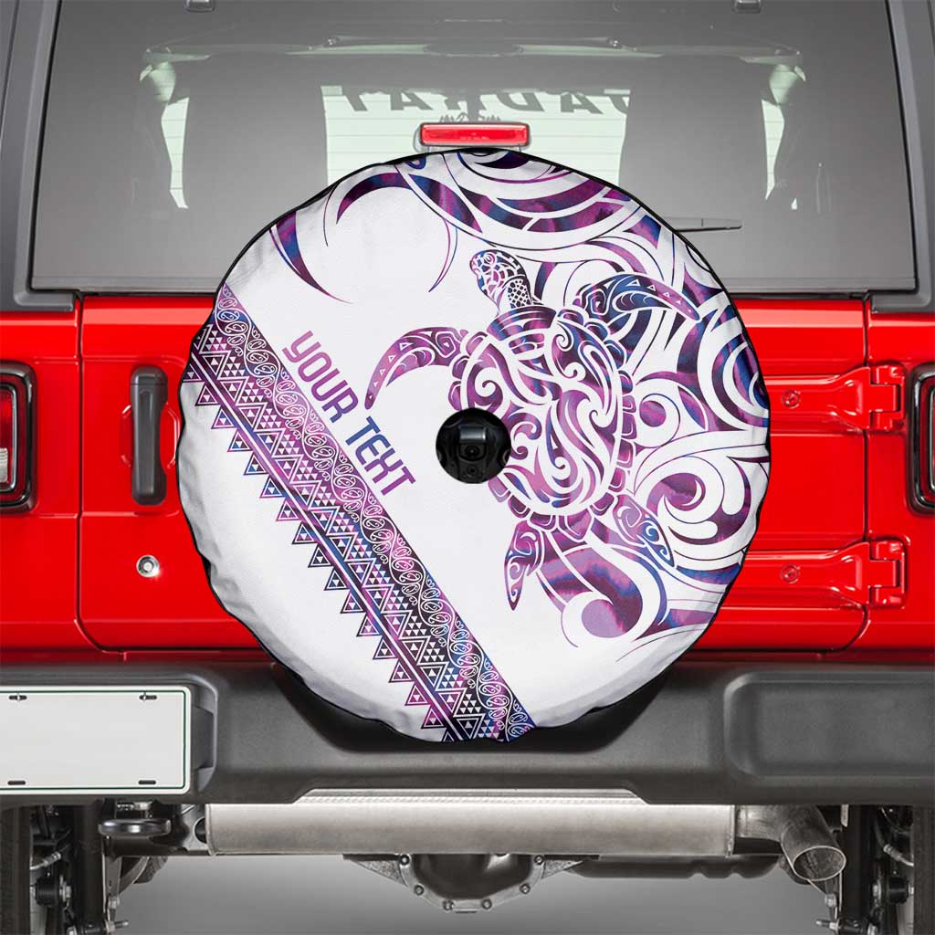 Mawhero Paua shell Kowhaiwhai Taniko Personalised Spare Tire Cover Turtle Tattoo Maori Tribal Style LT9 - Polynesian Pride