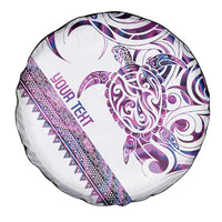 Mawhero Paua shell Kowhaiwhai Taniko Personalised Spare Tire Cover Turtle Tattoo Maori Tribal Style LT9 - Polynesian Pride