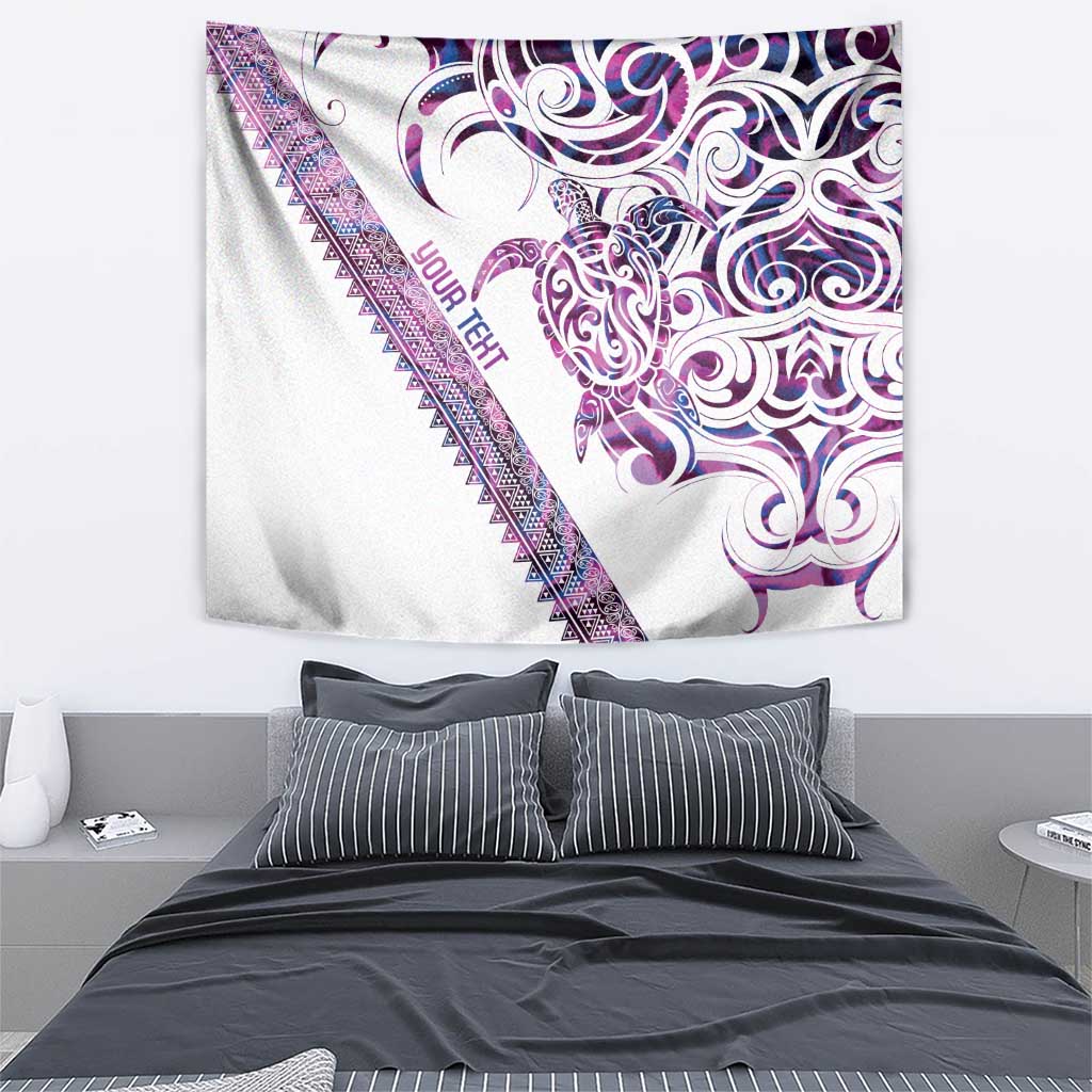 Mawhero Paua shell Kowhaiwhai Taniko Personalised Tapestry Turtle Tattoo Maori Tribal Style LT9 - Polynesian Pride