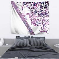 Mawhero Paua shell Kowhaiwhai Taniko Personalised Tapestry Turtle Tattoo Maori Tribal Style LT9 - Polynesian Pride