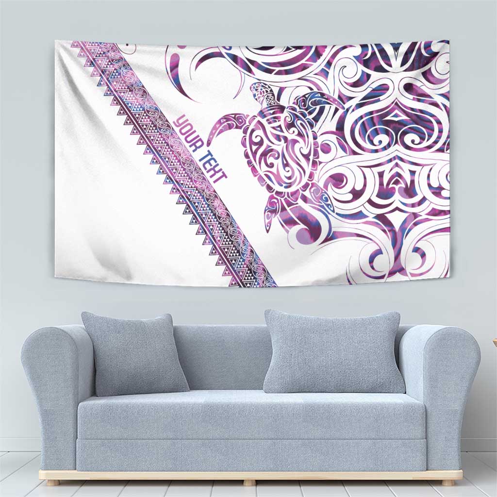 Mawhero Paua shell Kowhaiwhai Taniko Personalised Tapestry Turtle Tattoo Maori Tribal Style LT9 - Polynesian Pride