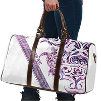 Mawhero Paua shell Kowhaiwhai Taniko Personalised Travel Bag Turtle Tattoo Maori Tribal Style LT9 - Polynesian Pride
