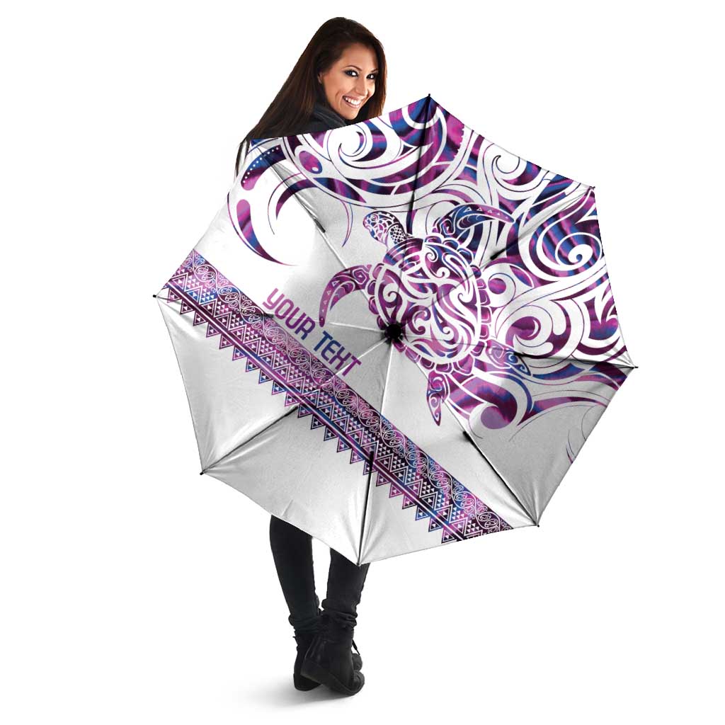 Mawhero Paua shell Kowhaiwhai Taniko Personalised Umbrella Turtle Tattoo Maori Tribal Style LT9 - Polynesian Pride