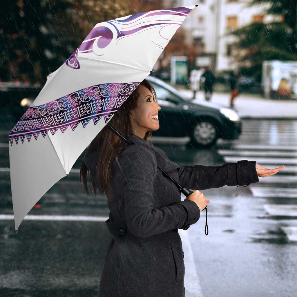Mawhero Paua shell Kowhaiwhai Taniko Personalised Umbrella Turtle Tattoo Maori Tribal Style LT9 - Polynesian Pride