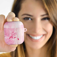 Breast Cancer Awareness AirPods Case Maile Pikake Lokelani Crown Flower Lei Inspired