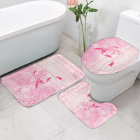 Breast Cancer Awareness Bathroom Set Maile Pikake Lokelani Crown Flower Lei Inspired