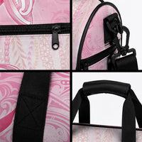 Breast Cancer Support Duffle Bag Maile Pikake Lokelani Crown Flower Lei Inspired LT9 - Polynesian Pride