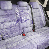 Epilepsy Awareness Back Car Seat Cover Maile Pikake Lokelani Crown Flower Lei Inspired