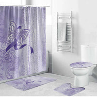 Epilepsy Awareness Bathroom Set Maile Pikake Lokelani Crown Flower Lei Inspired