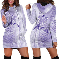Epilepsy Awareness Hoodie Dress Maile Pikake Lokelani Crown Flower Lei Inspired LT9 - Polynesian Pride