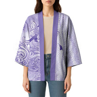 Epilepsy Awareness Kimono Maile Pikake Lokelani Crown Flower Lei Inspired