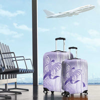Epilepsy Awareness Luggage Cover Maile Pikake Lokelani Crown Flower Lei Inspired LT9 - Polynesian Pride
