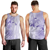 Epilepsy Awareness Men Tank Top Maile Pikake Lokelani Crown Flower Lei Inspired
