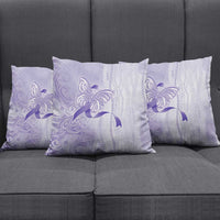 Epilepsy Awareness Pillow Cover Maile Pikake Lokelani Crown Flower Lei Inspired LT9 - Polynesian Pride
