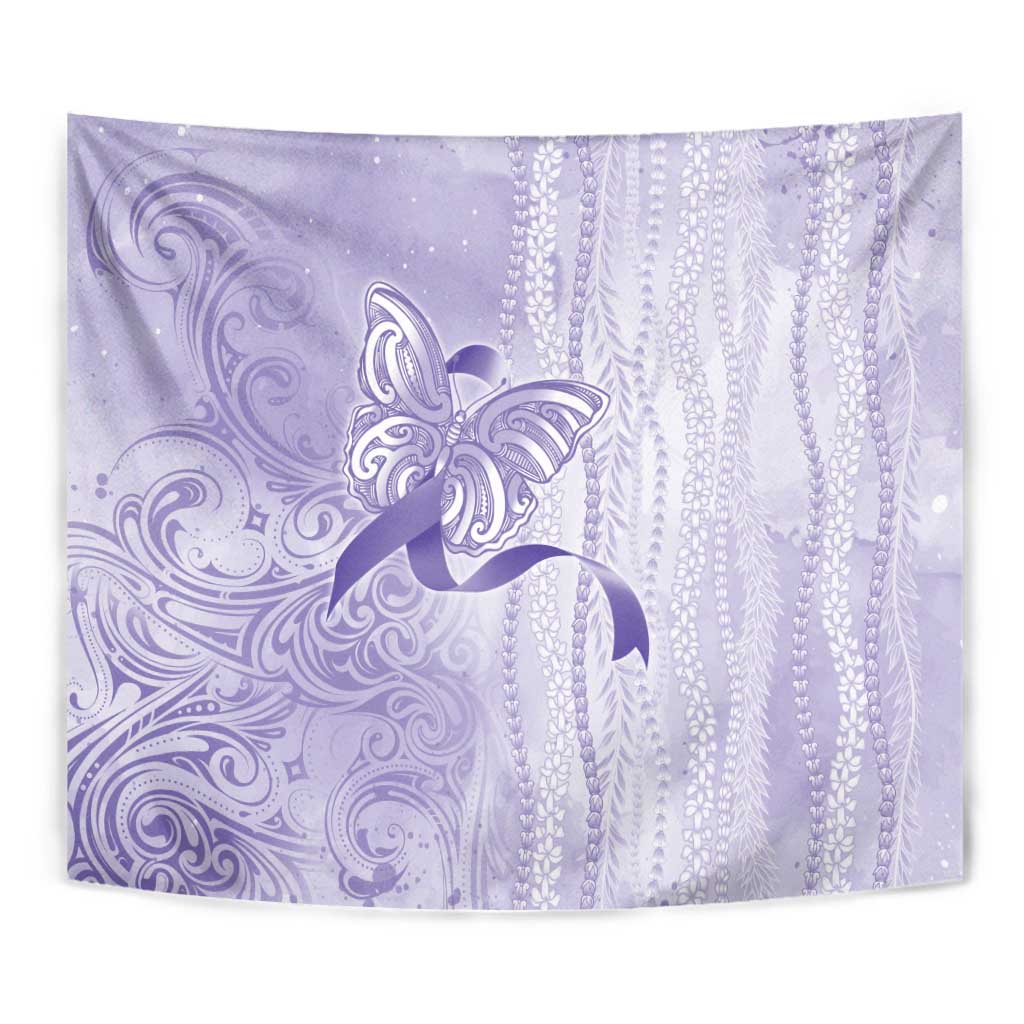Epilepsy Awareness Tapestry Maile Pikake Lokelani Crown Flower Lei Inspired