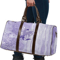 Epilepsy Awareness Travel Bag Maile Pikake Lokelani Crown Flower Lei Inspired