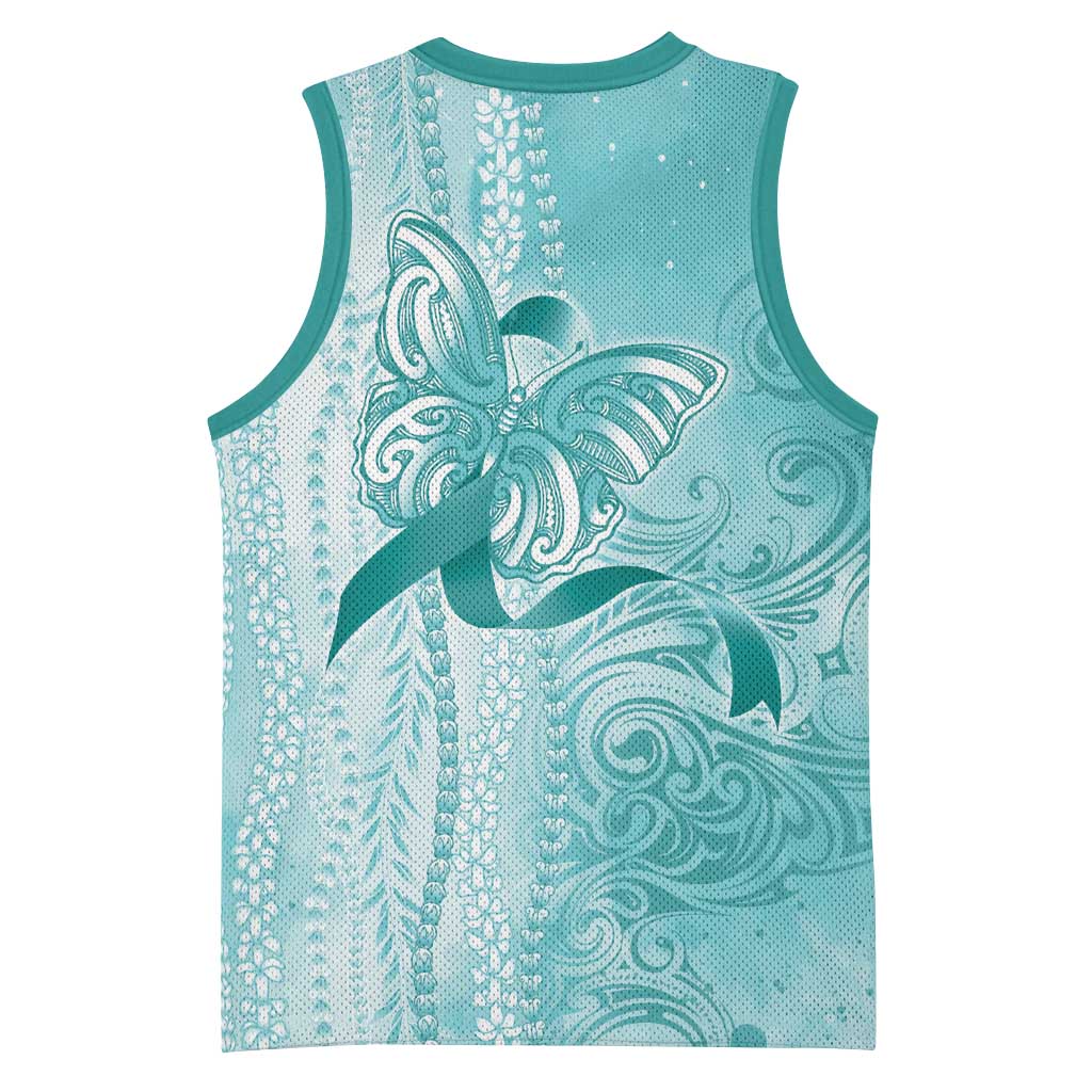 PTSD Awareness Basketball Jersey Maile Pikake Lokelani Crown Flower Lei Inspired