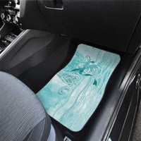 PTSD Awareness Car Mats Maile Pikake Lokelani Crown Flower Lei Inspired