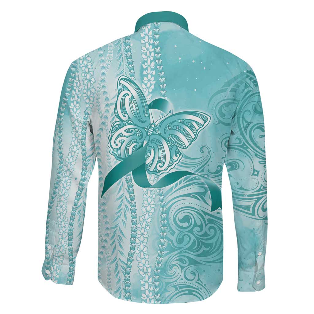PTSD Awareness Family Matching Off Shoulder Short Dress and Hawaiian Shirt Maile Pikake Lokelani Crown Flower Lei Inspired LT9 - Polynesian Pride