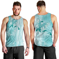 PTSD Awareness Men Tank Top Maile Pikake Lokelani Crown Flower Lei Inspired