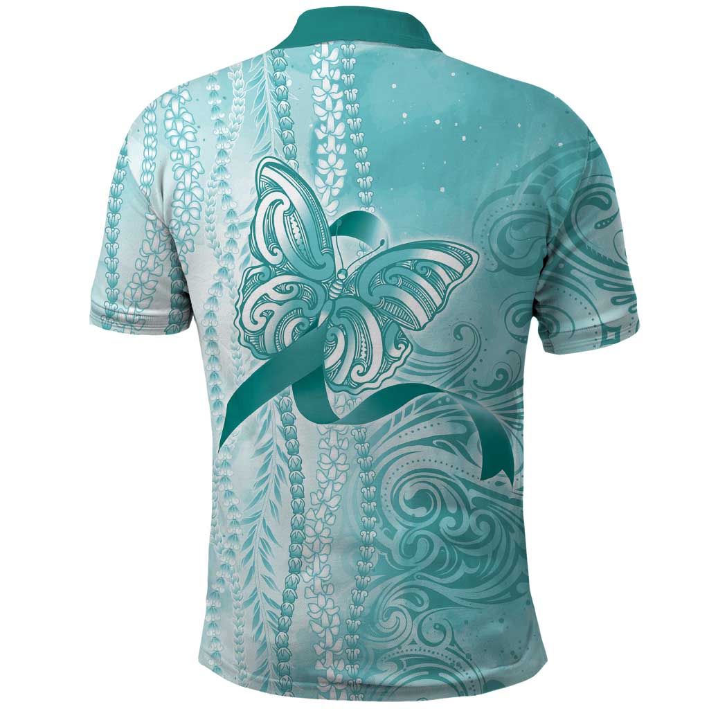 PTSD Awareness Polo Shirt Maile Pikake Lokelani Crown Flower Lei Inspired LT9 - Polynesian Pride