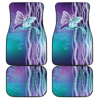 Suicide Prevention Awareness Car Mats Maile Pikake Lokelani Crown Flower Lei Inspired