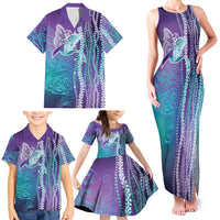 Suicide Prevention Awareness Family Matching Tank Maxi Dress and Hawaiian Shirt Maile Pikake Lokelani Crown Flower Lei Inspired LT9 - Polynesian Pride
