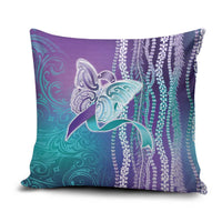 Suicide Prevention Awareness Pillow Cover Maile Pikake Lokelani Crown Flower Lei Inspired LT9 Multicolor - Polynesian Pride