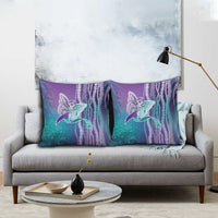 Suicide Prevention Awareness Pillow Cover Maile Pikake Lokelani Crown Flower Lei Inspired LT9 - Polynesian Pride