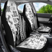 Black Hawaiian Quilt Pattern Car Seat Cover Mixed Polynesian Tribal Arty LT9 - Polynesian Pride
