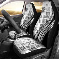 Black Hawaiian Quilt Pattern Car Seat Cover Mixed Polynesian Tribal Arty LT9 - Polynesian Pride