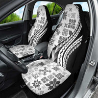 Black Hawaiian Quilt Pattern Car Seat Cover Mixed Polynesian Tribal Arty LT9 - Polynesian Pride