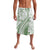 Green Hawaiian Quilt Pattern Lavalava Mixed Polynesian Tribal Arty