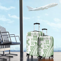Green Hawaiian Quilt Pattern Luggage Cover Mixed Polynesian Tribal Arty LT9 - Polynesian Pride