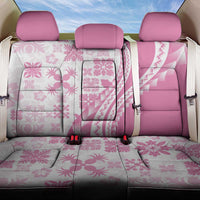 Pink Hawaiian Quilt Pattern Back Car Seat Cover Mixed Polynesian Tribal Arty LT9 One Size Pink - Polynesian Pride