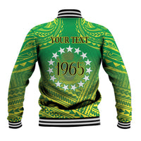 Cook Islands Constitution Day Baseball Jacket Kuki Airani Since 1965