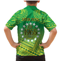 Cook Islands Constitution Day Family Matching Mermaid Dress and Hawaiian Shirt Kuki Airani Since 1965 LT9 - Polynesian Pride
