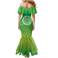 Cook Islands Constitution Day Family Matching Mermaid Dress and Hawaiian Shirt Kuki Airani Since 1965 LT9 - Polynesian Pride