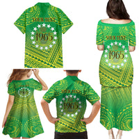 Cook Islands Constitution Day Family Matching Puletasi and Hawaiian Shirt Kuki Airani Since 1965 LT9 - Polynesian Pride