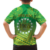 Cook Islands Constitution Day Family Matching Short Sleeve Bodycon Dress and Hawaiian Shirt Kuki Airani Since 1965 LT9 - Polynesian Pride